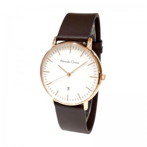 Alexandre Christie AC 8420 Rosegold White Man MDLRGSL